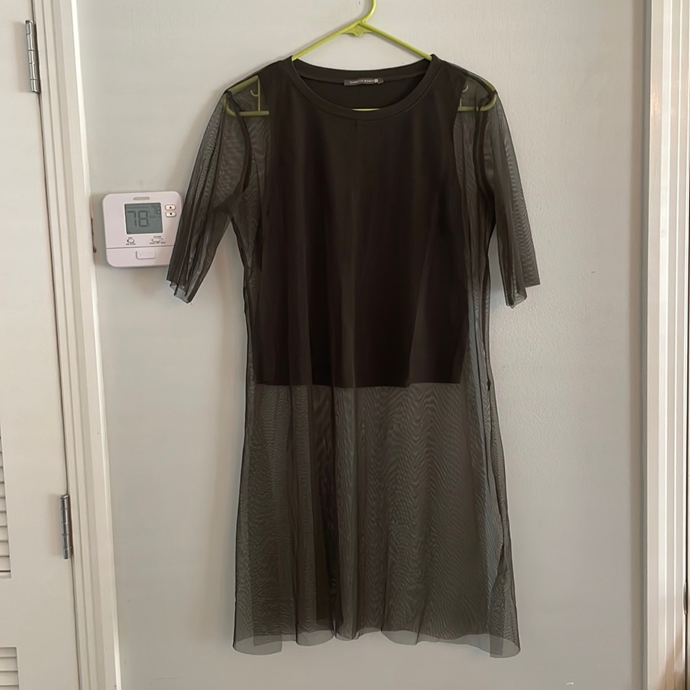 Olive green Combo top